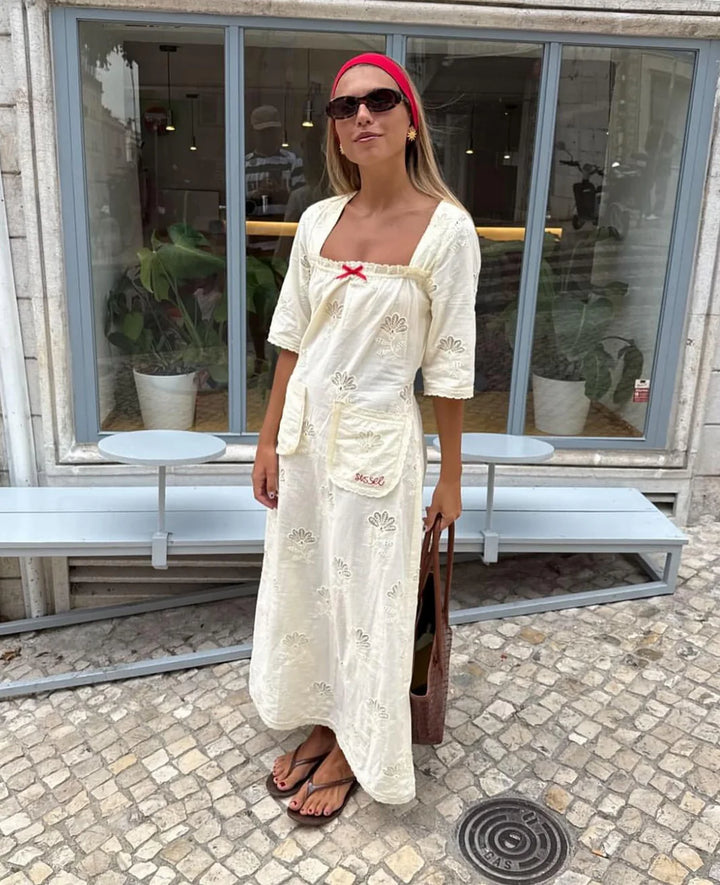 Sissel Edelbo - Viviette Kjole - Pastel Yellow
