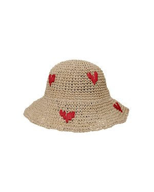 Black Colour - Maui Straw Hat - Nature - Onesize