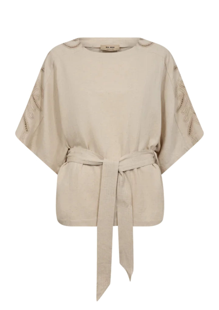 Mos Mosh - Rikas Sobia Bluse - Clay