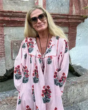 Wauw - Capri - Kjole - Rose stripe