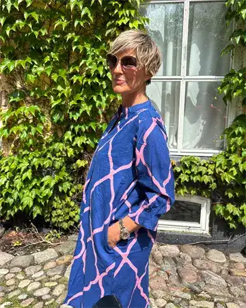 Wauw - Portofino Kjole - Blue/Rose