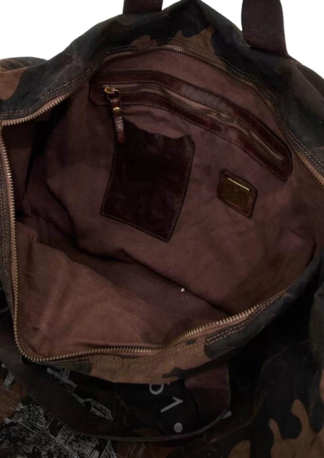 CAMPOMAGGI &amp; CATERINA LUCCHI - Weekendtaske - Camoflage/Brown Stained - Onesize