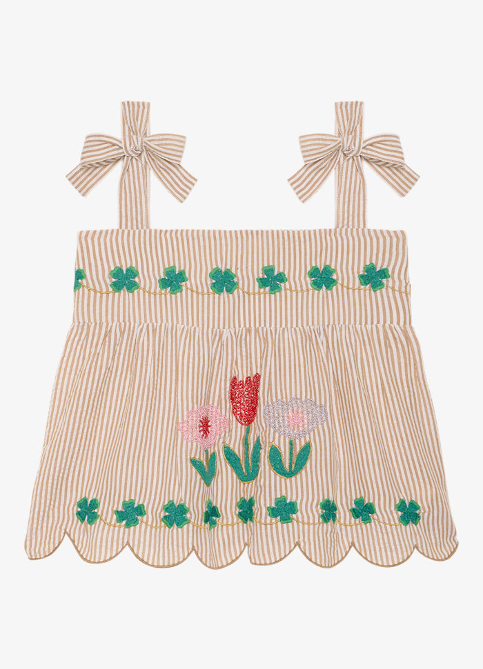 Sissel Edelbo - Wenke Top - Sand Stripes