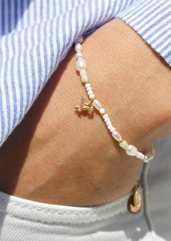 With Love Darling - Fred - Perle Armbånd
