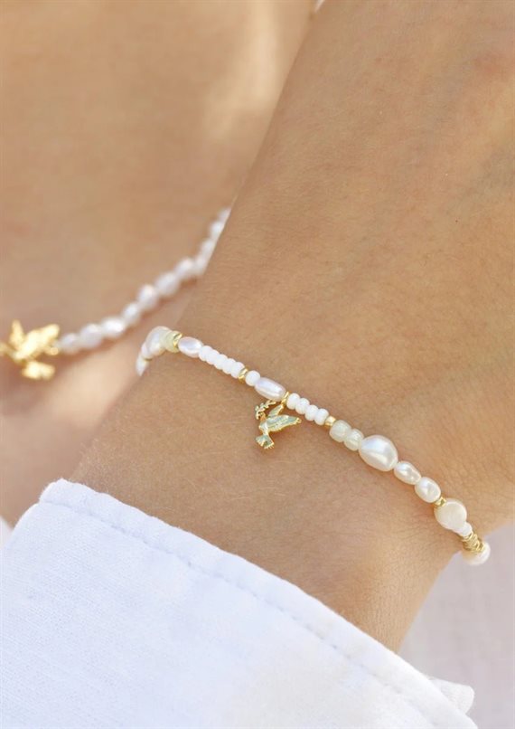 With Love Darling - Fred - Perle Armbånd