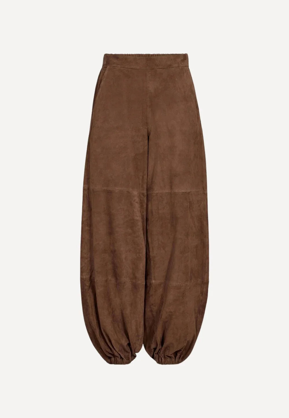 Depeche - Ella Suede Balloon Pants - Wood
