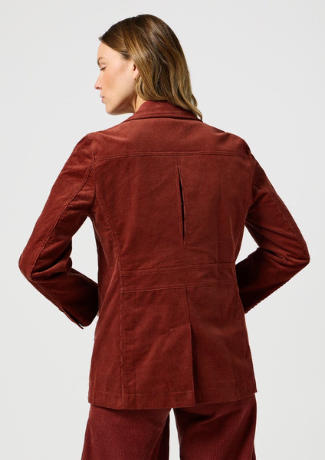 Wrangler - Blazer Jakke Madder Brown - Rus/Copper