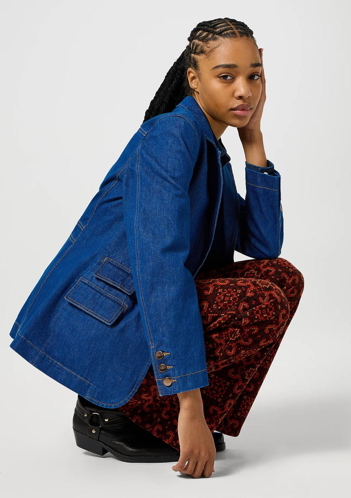 Wrangler - Blazer Jakke Unworn - Blue