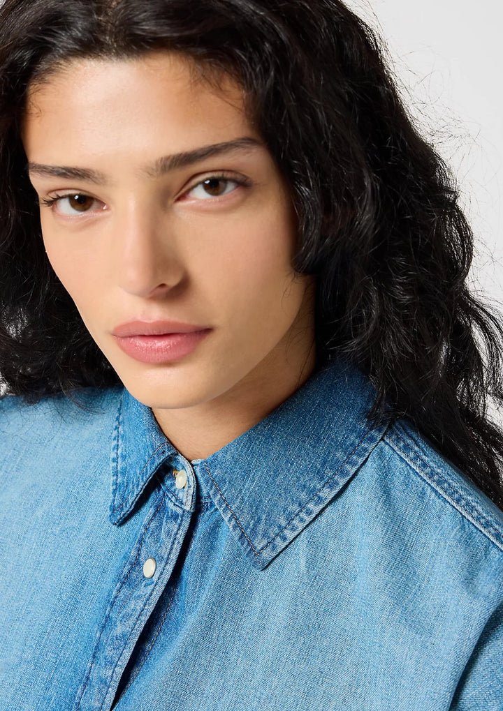 Wrangler - Cool Girl Bluse - Natural Whiskers