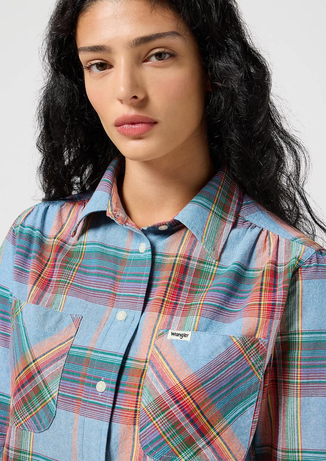 Wrangler - Femme Western Skjorte - Indigo