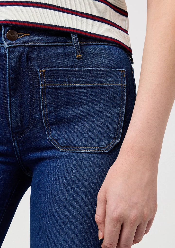 Wrangler - Flare Jeans - Dark Wash