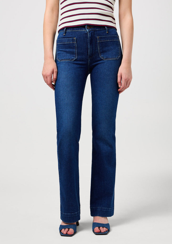 Wrangler - Flare Jeans - Dark Wash