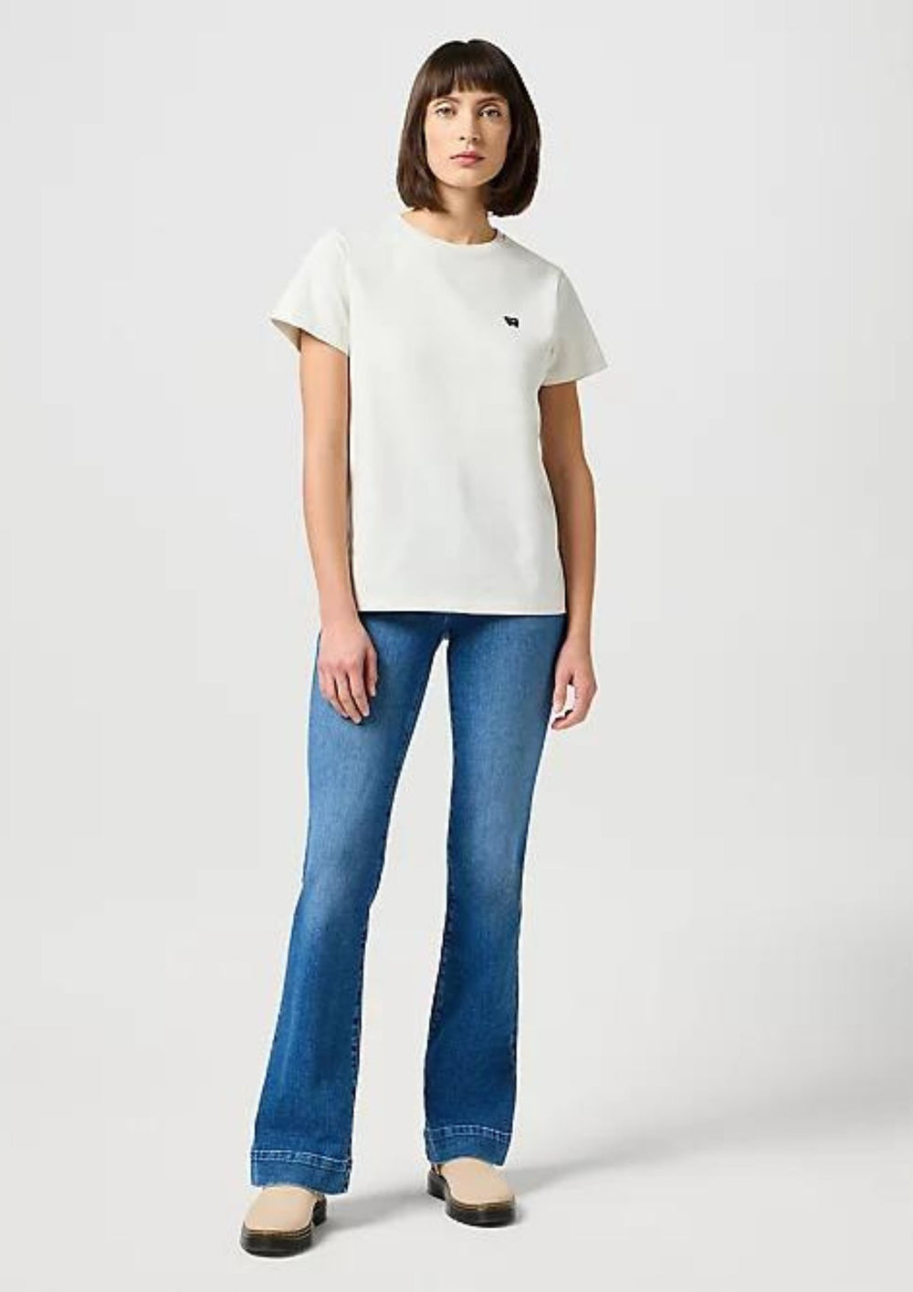 Wrangler - Flare Jeans -Raven