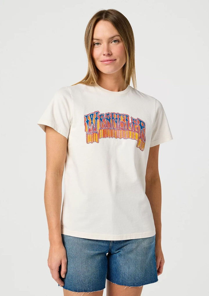 Wrangler - Graphic T-shirt - Vintage White