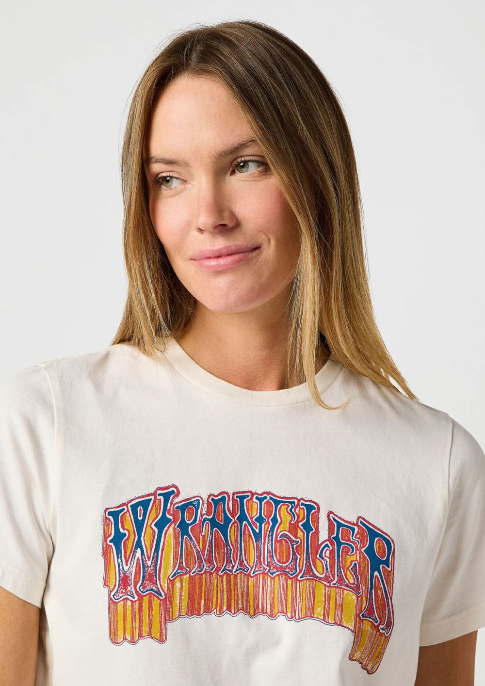 Wrangler - Graphic T-shirt - Vintage White
