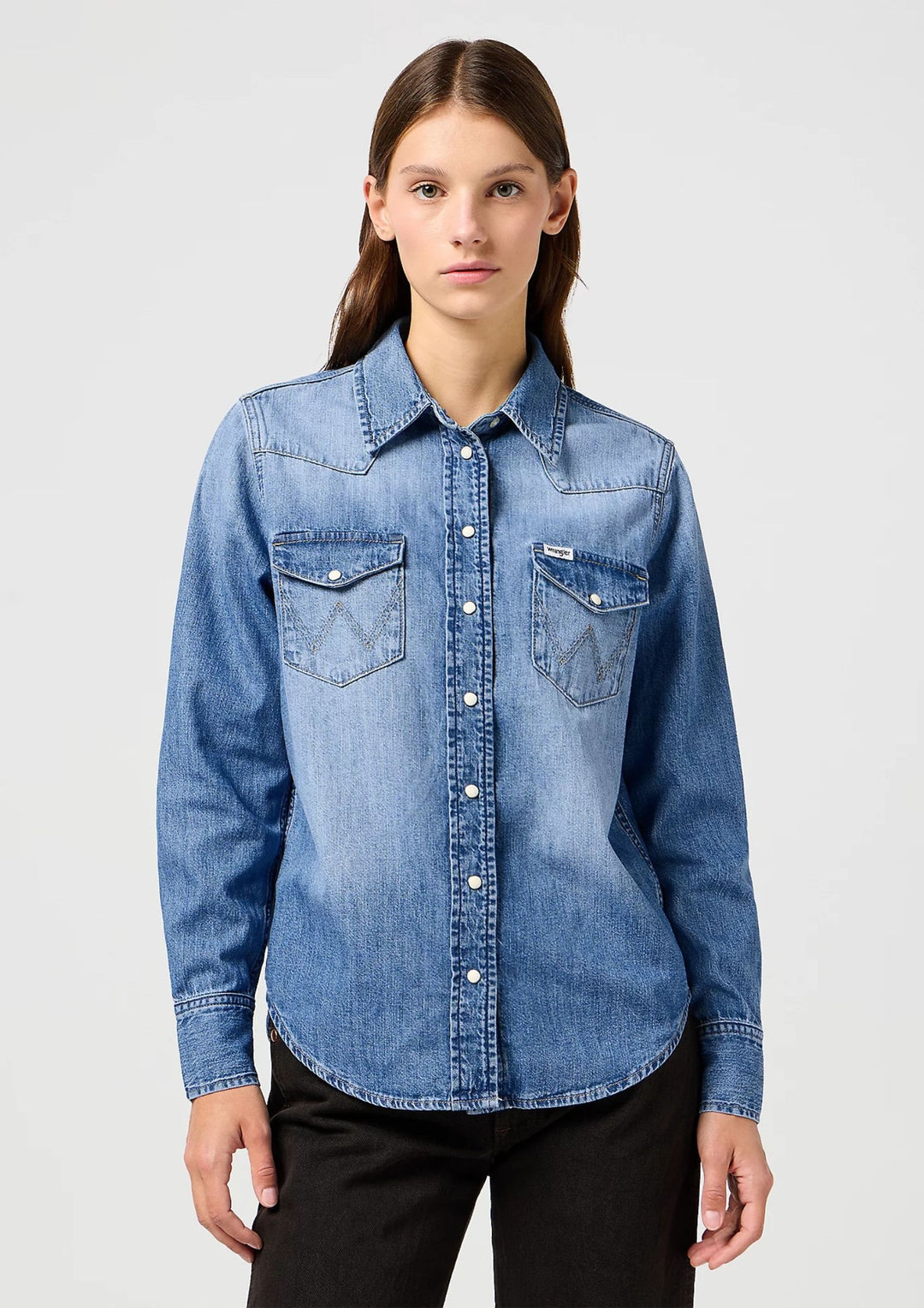 Wrangler - Heritage Shirt - Blue Melon Wash