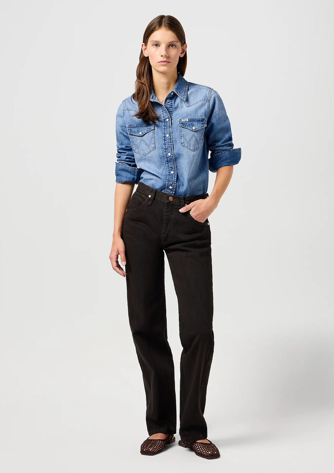 Wrangler - Heritage Shirt - Blue Melon Wash
