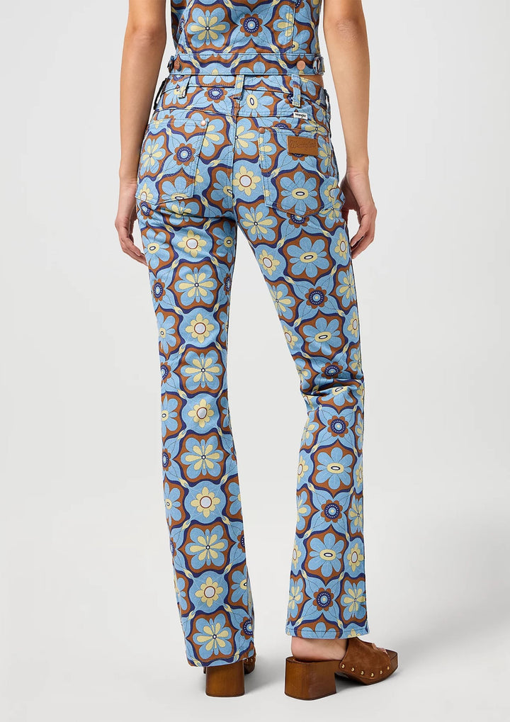 Wrangler - Mid Rise Bootcut - Jeans - Medallion