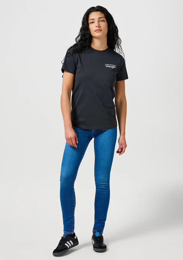 Wrangler - Oversized Tee - Faded Black