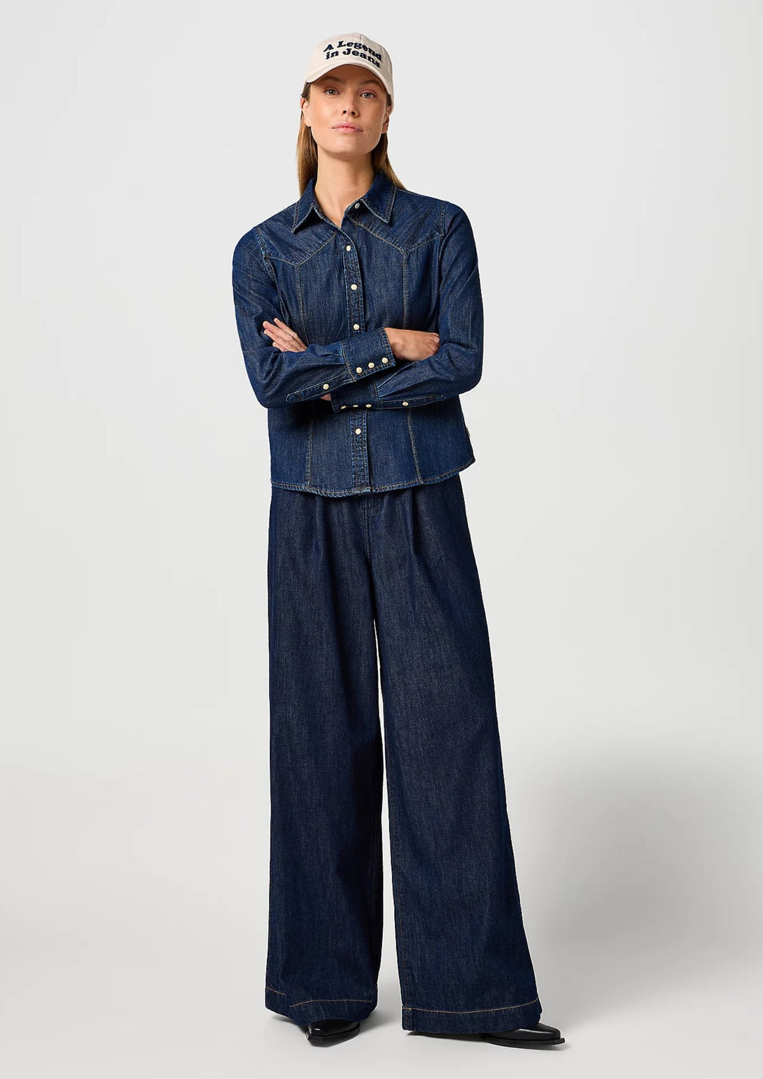 Wrangler - Pleated Jeans - Saddle