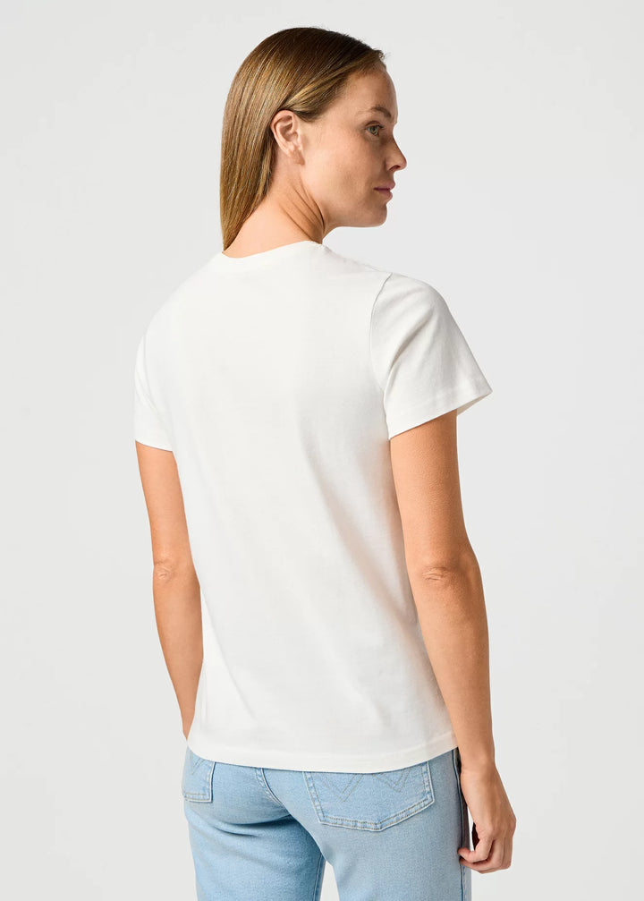 Wrangler - regular tee - worn white