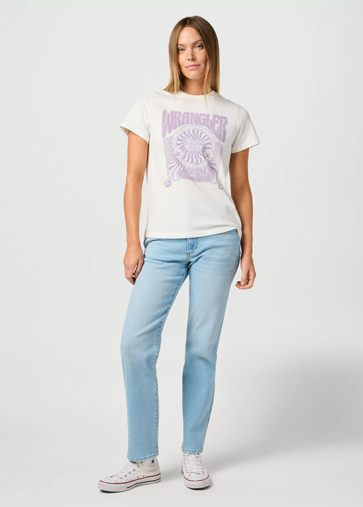 Wrangler - regular tee - worn white