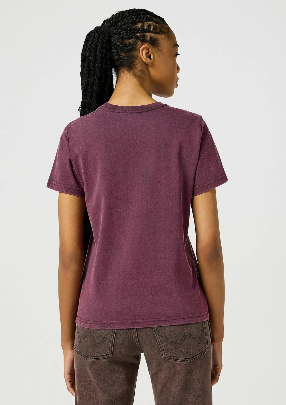 Wrangler - Regular Tee - Italian Plum