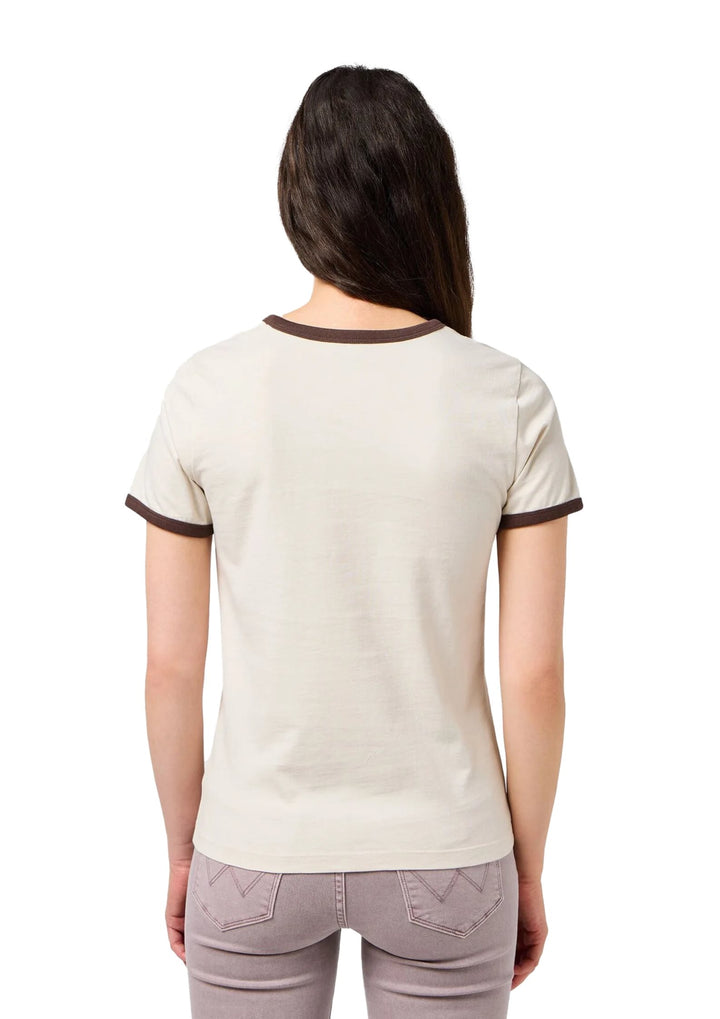 Wrangler - Ringer T-shirt - Vintage White