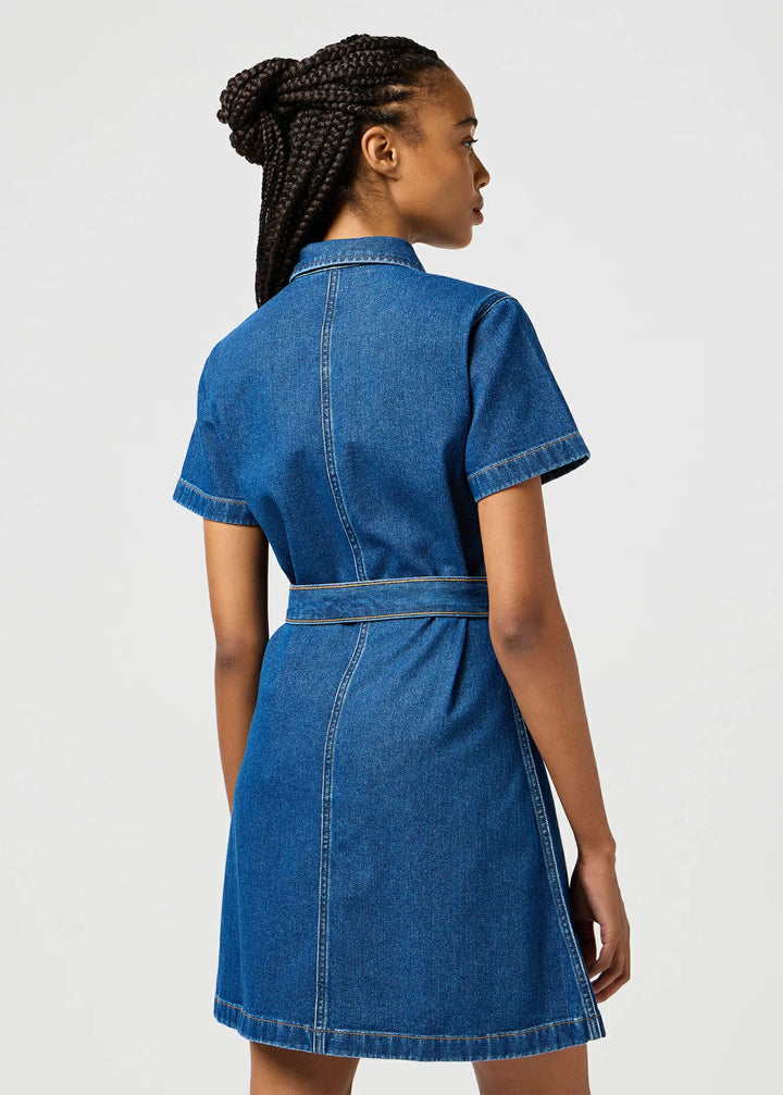 Wrangler - seamed short sleeve dress