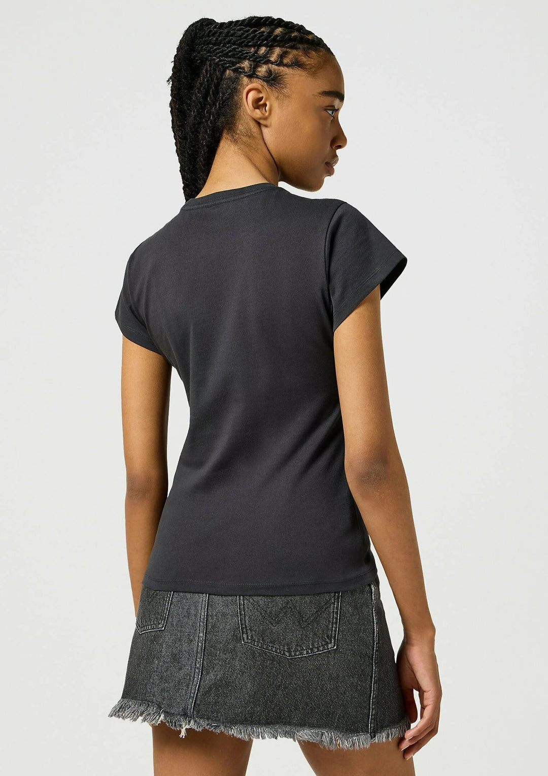Wrangler - Shrunken Band Tee - Faded Black