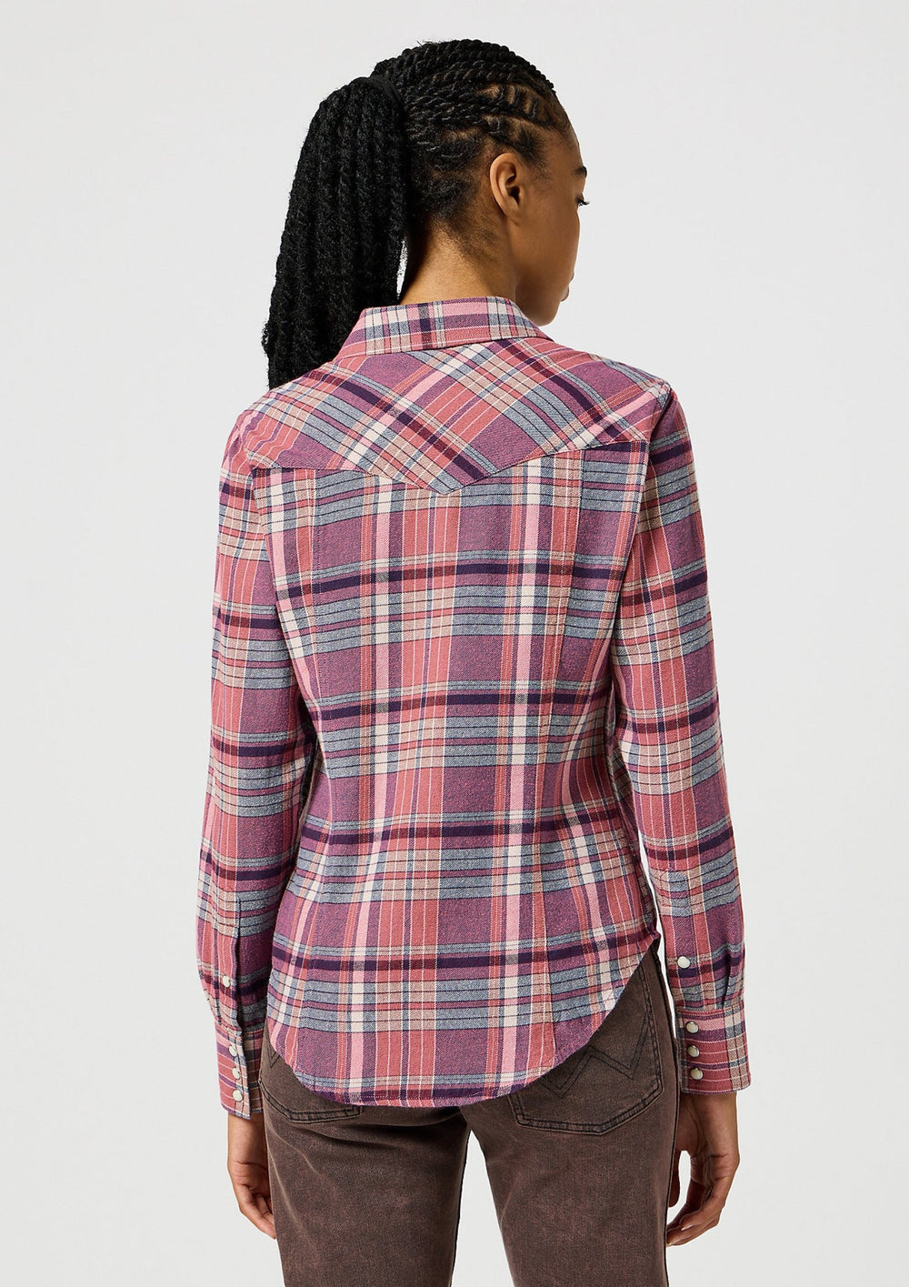 Wrangler - Slim Western Skjorte - Mauvewood