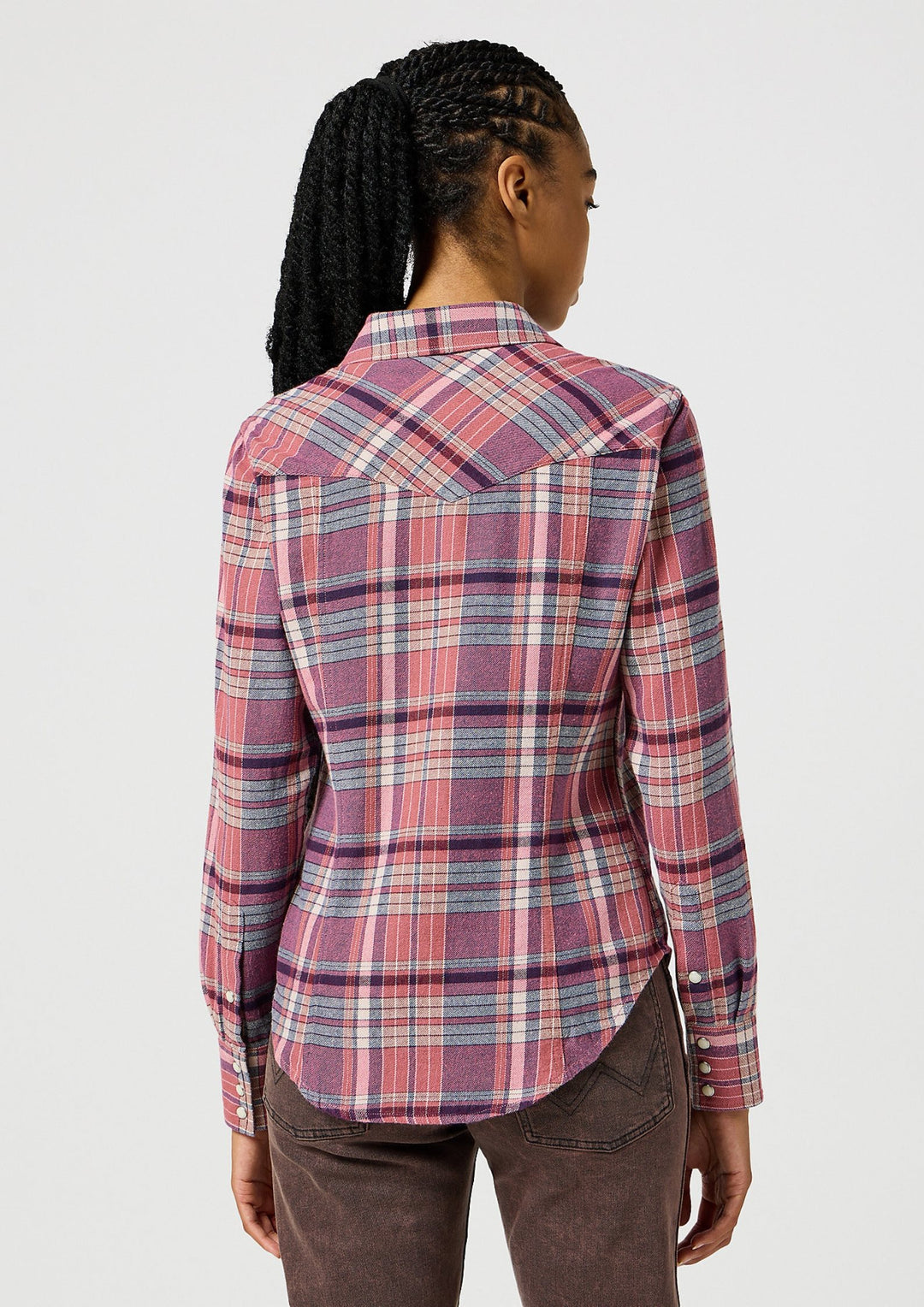Wrangler - Slim Western Skjorte - Mauvewood