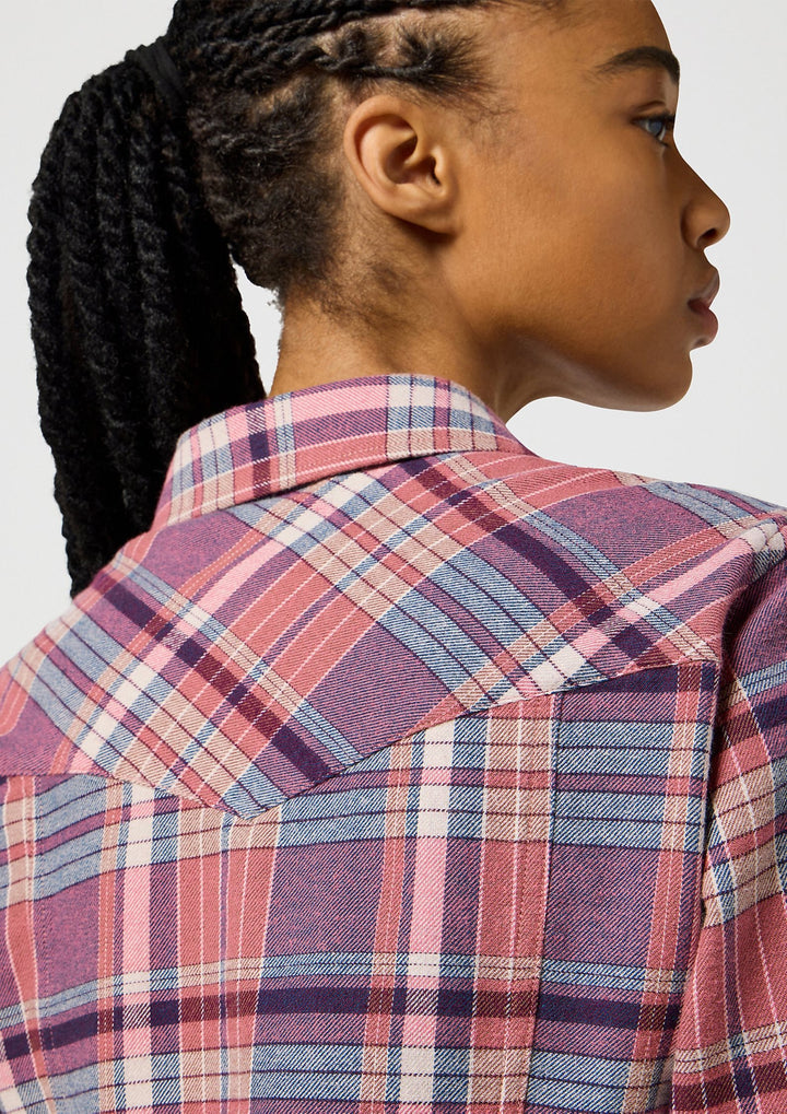Wrangler - Slim Western Skjorte - Mauvewood