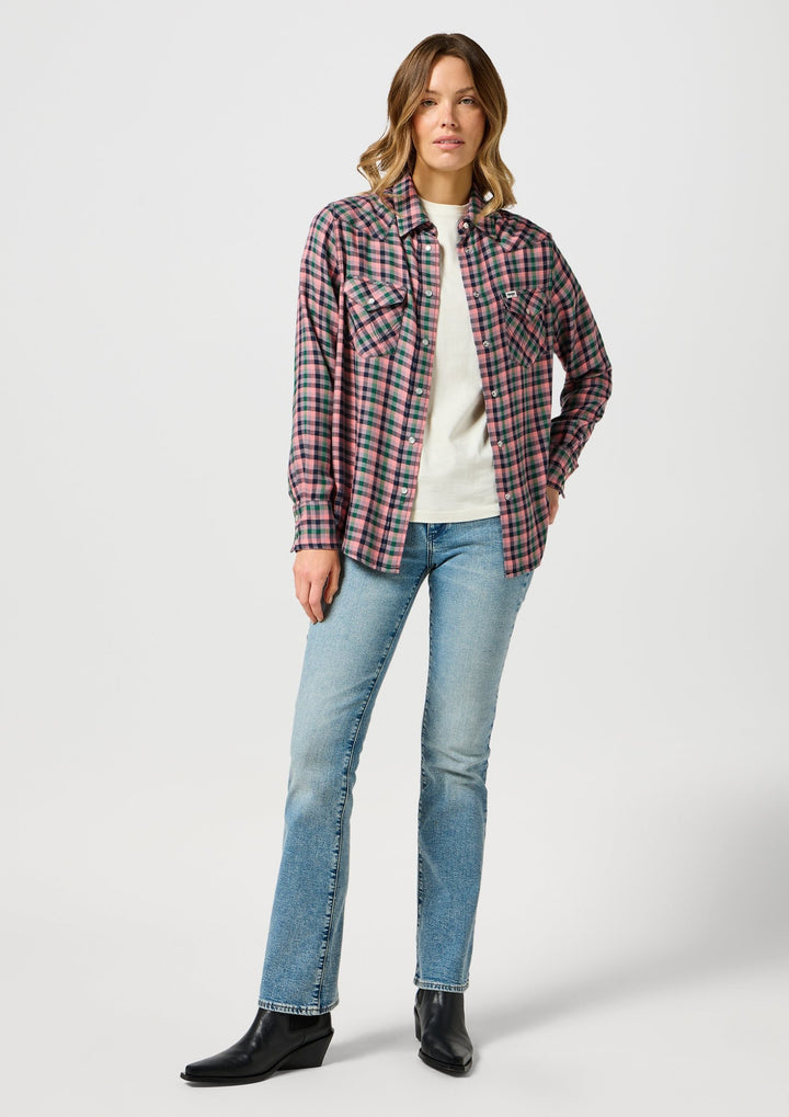 Wrangler - Western Shirt - Peach