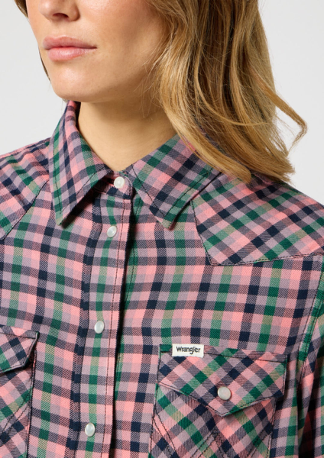 Wrangler - Western Shirt - Peach