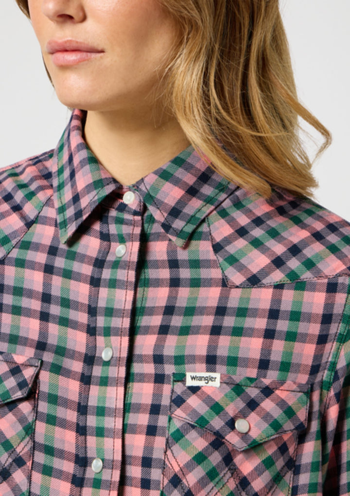 Wrangler - Western Shirt - Peach