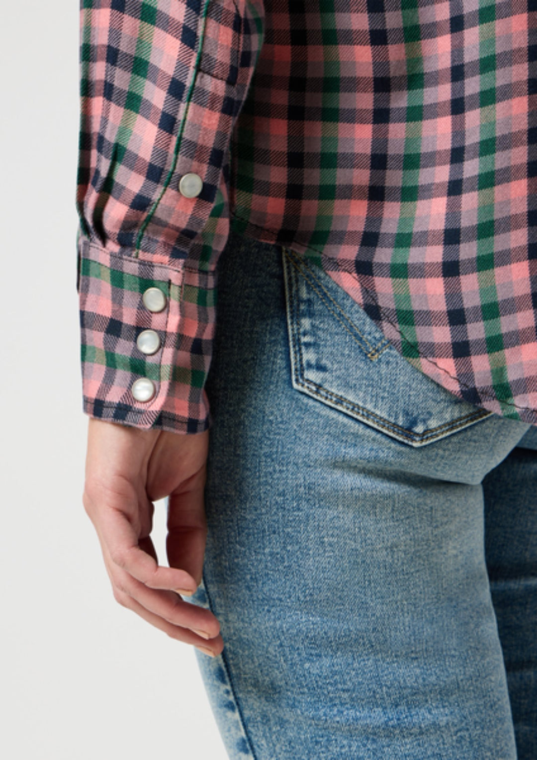 Wrangler - Western Shirt - Peach