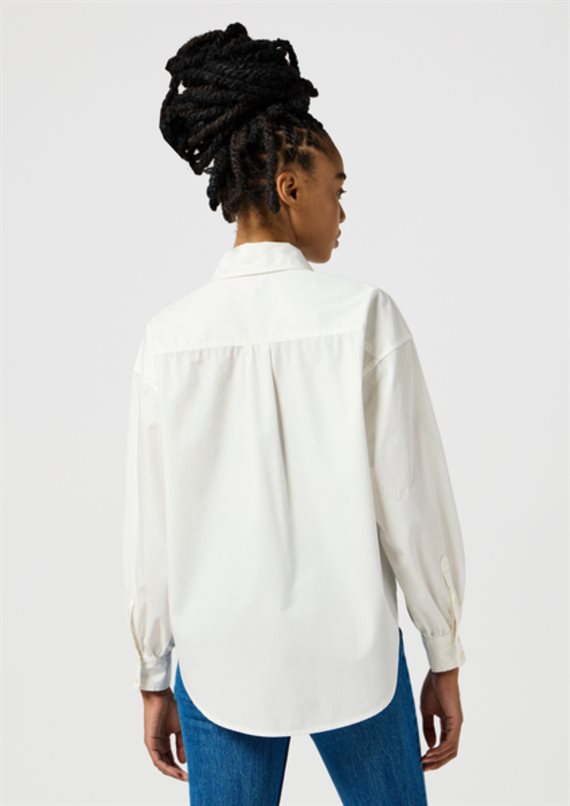 Wrangler - Cool Girl Skjorte - Worn White