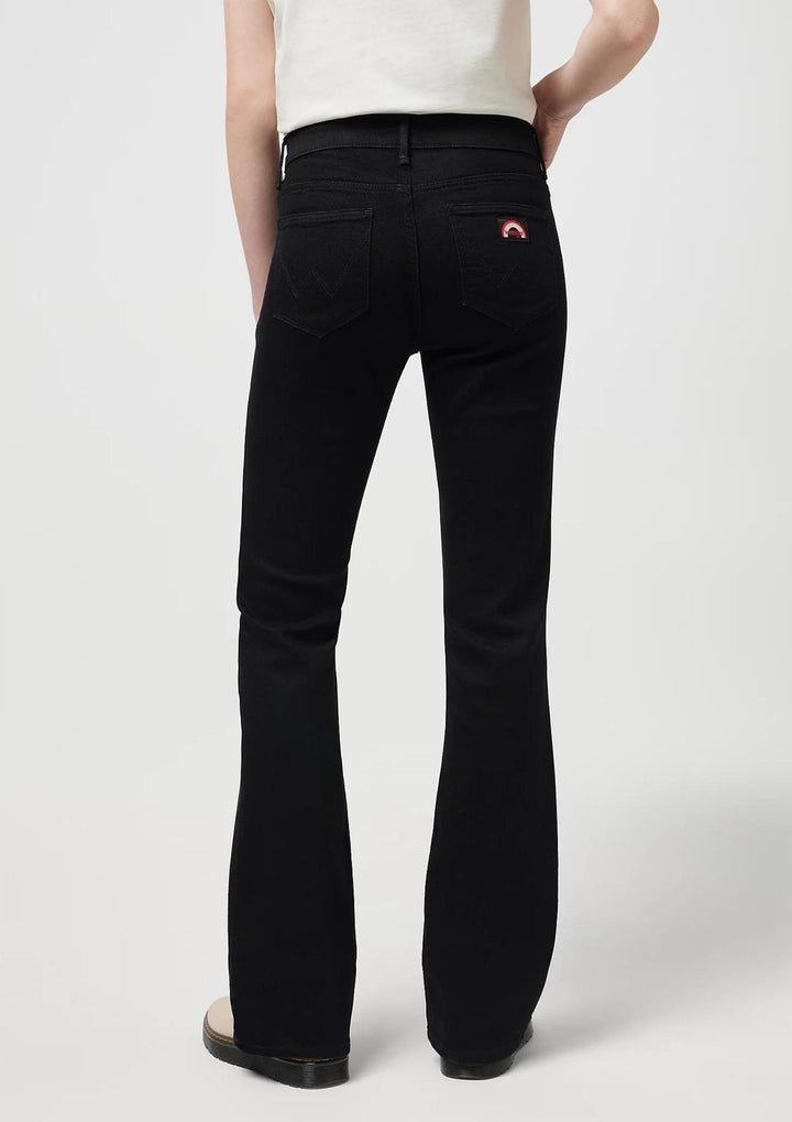 Wrangler  - Flare Jeans - Black