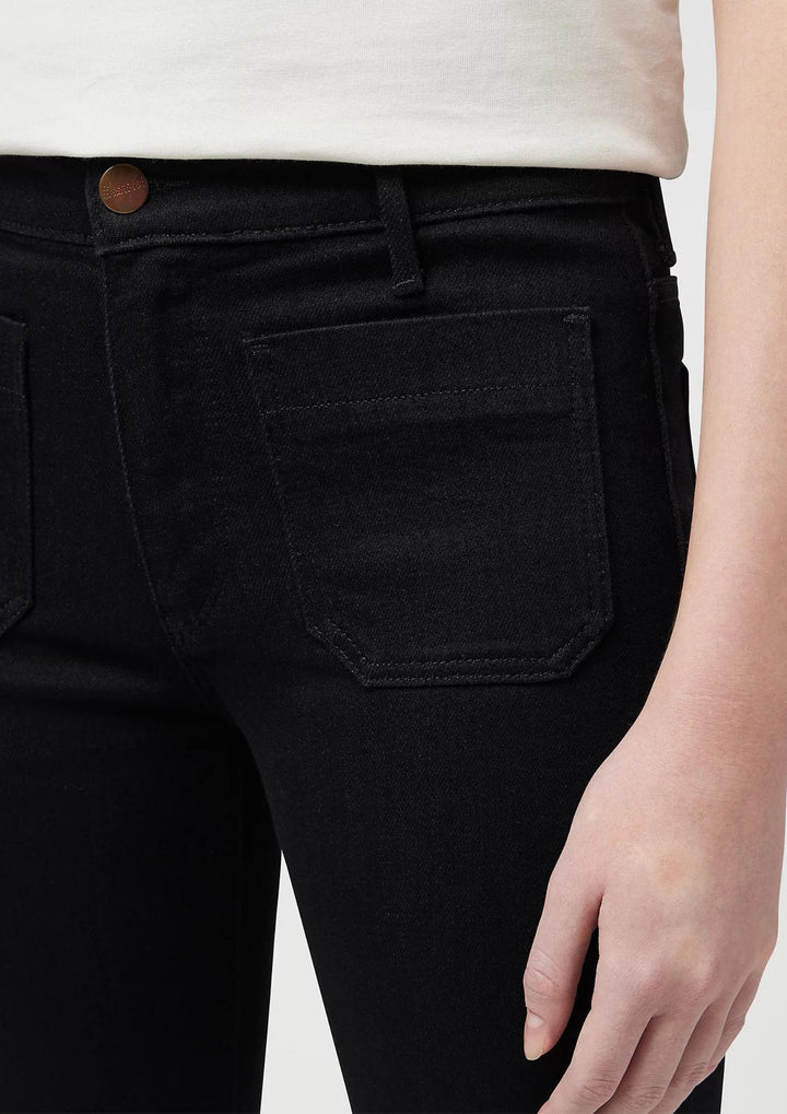 Wrangler  - Flare Jeans - Black