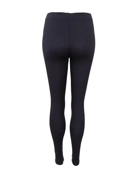 Black Colour - Tea Leggings - Black
