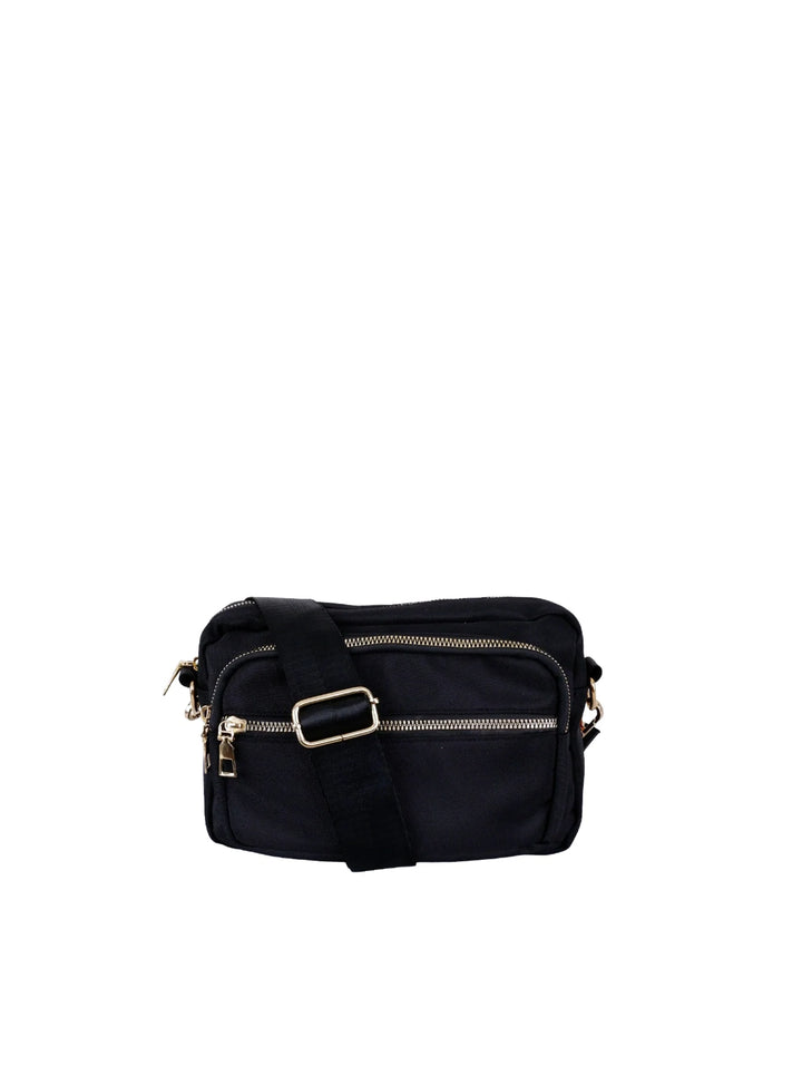 Black Colour - Vanda Crossover Bag - Black