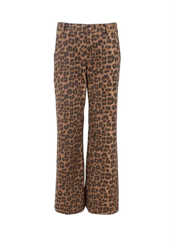 Black Colour - BCAbbie Box Stretch Bukser - Leopard