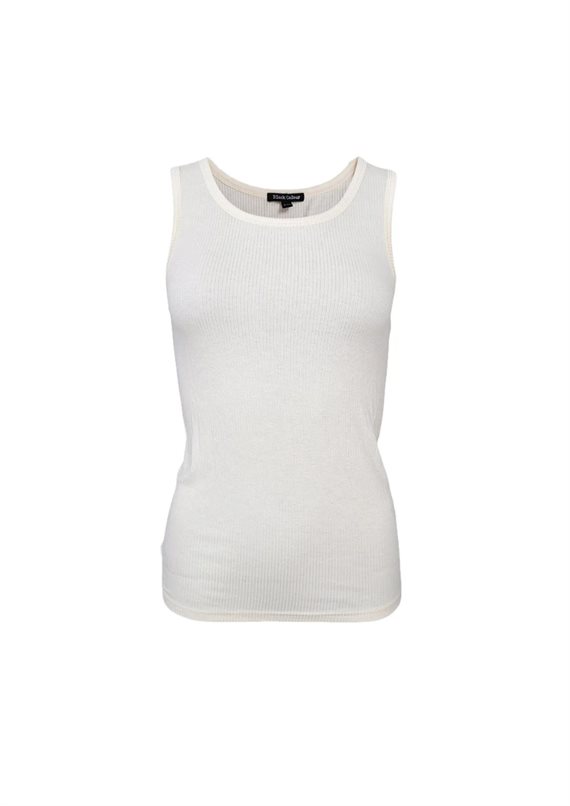 Black Colour - BCTea Tank Top - Off White 