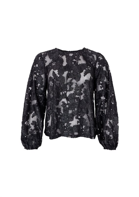 Black Colour - Casablanca Blouse - Black