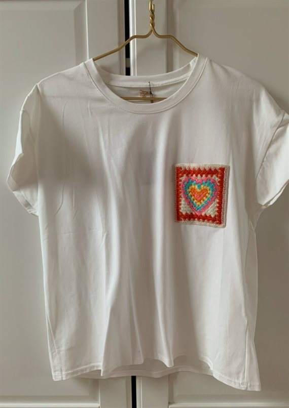 Boho Love - T-shirt - White - B1195- Onesize