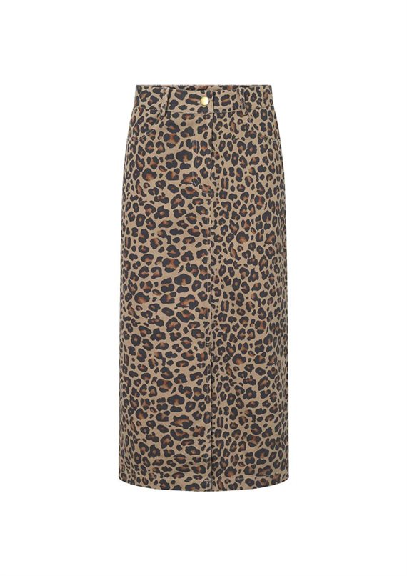 Depeche - JaneDE Pencil Skirt - Leopard Printed