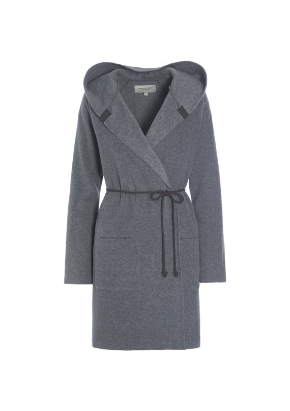 Henriette Copenhagen - Cardigan Med Bælte - Grey