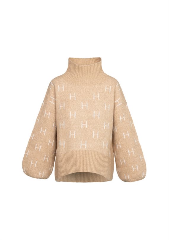 Hest - Fam Short Sweater - Light Beige