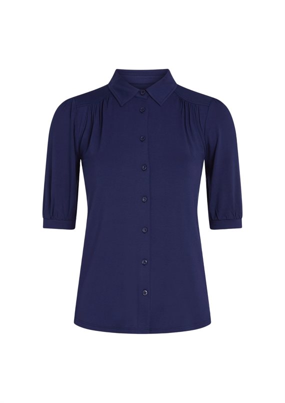 King Louie - Carina Blouse - Viscose Light - Beacon Blue